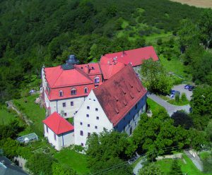 Luftbild von Schloß Batzdorf